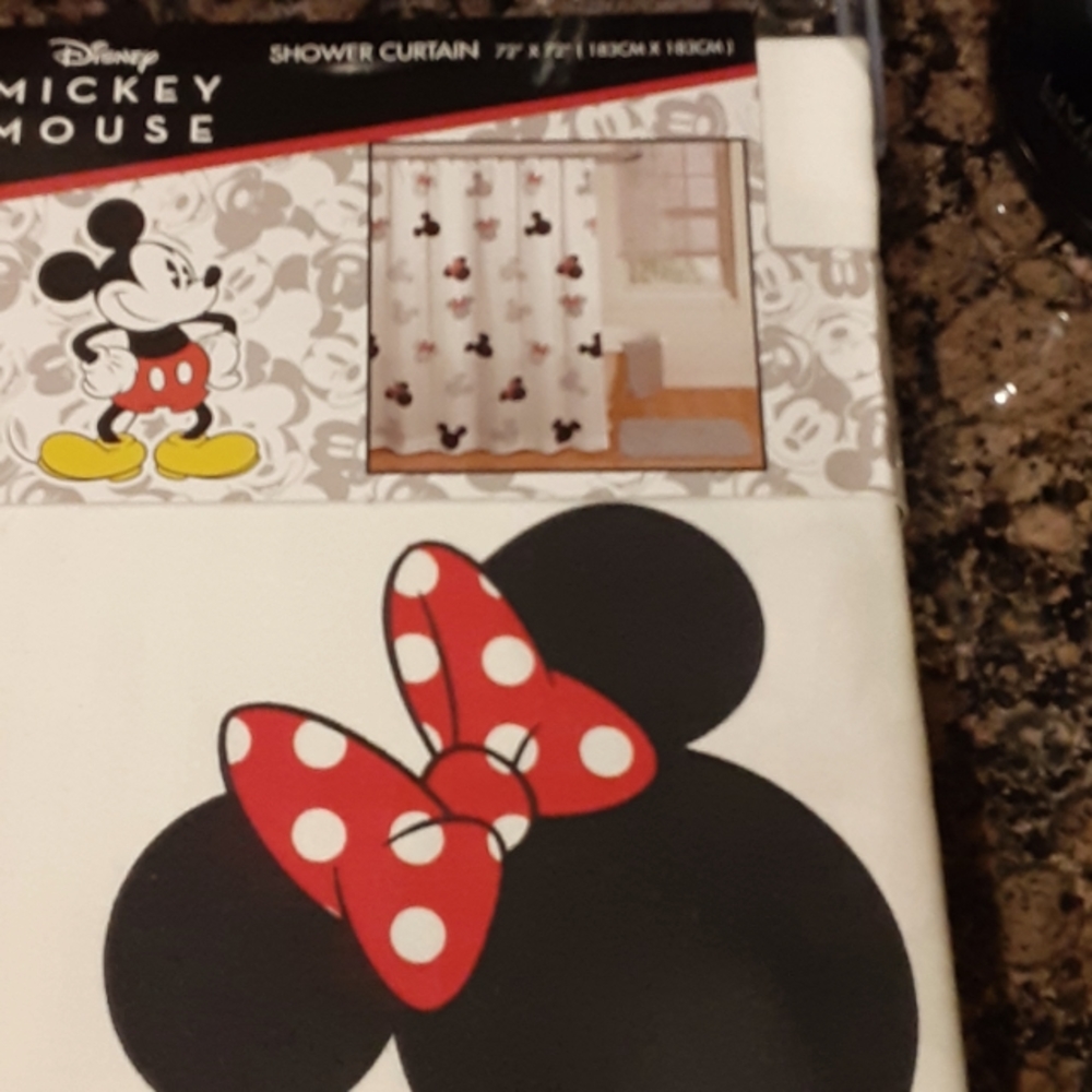Authentic Disney Mickey Mouse shower curtain